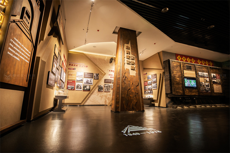 鐵路展館設(shè)計施工-陜西鐵路陳列館案例展示